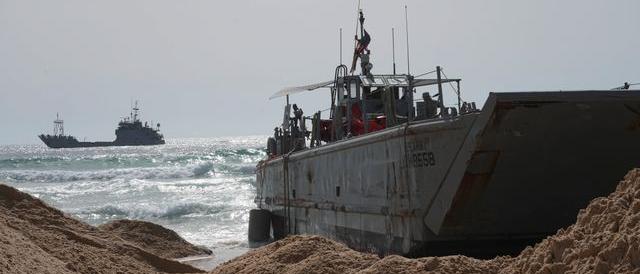 US military emergency pier in Gaza unusable