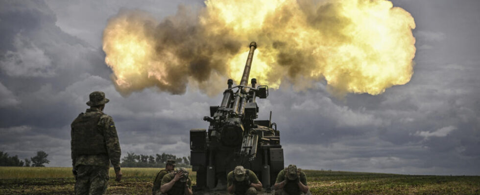 Ukrainian gunners trained on Caesar guns in France