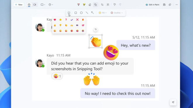 Windows 11 snipping tool gets new features