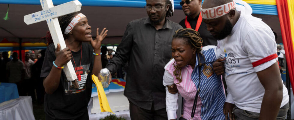 an official ceremony for the victims killed during the May