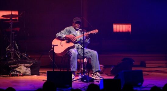 in Brussels the reunion on stage of legends Boubacar Traore