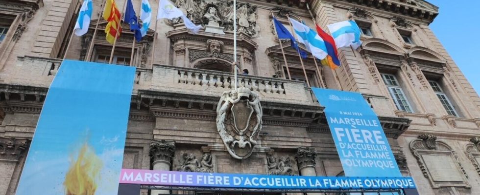 the arrival in Marseille of the flame marks the advent