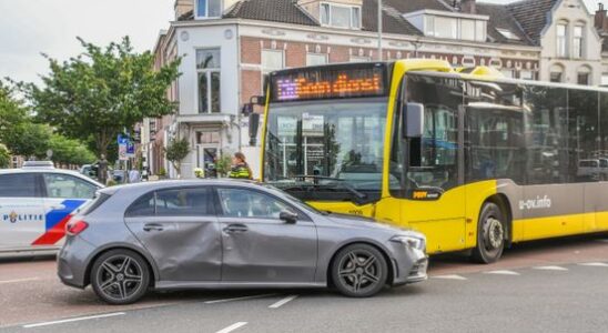 112 news City bus and car collide Boy with