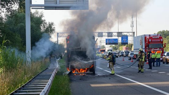 112 news Van burns out near Nieuwegein Suspect arrested