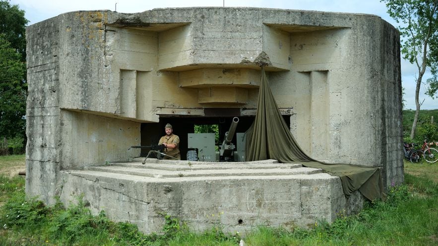 The Crasville blockhouses, dating from the Second World War, belonged to the German army during the Occupation.