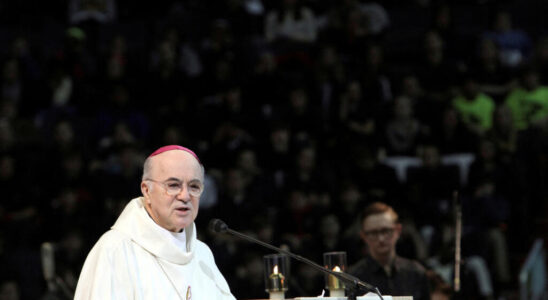 An archbishop enemy of the pope accused of schism in