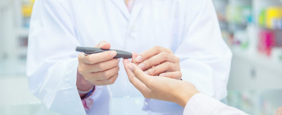 Blood sugar a rapid test available in pharmacies to find