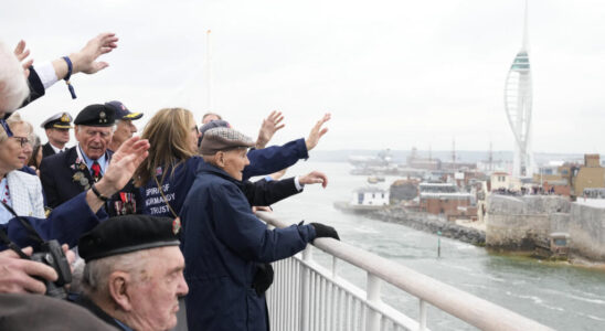 British veterans begin memorial journey to Normandy