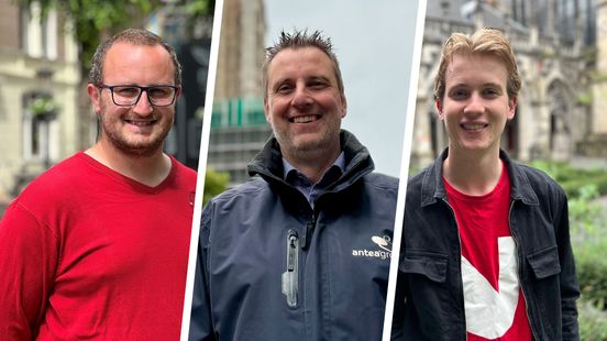 Dom is increasingly out of scaffolding these three Utrecht residents