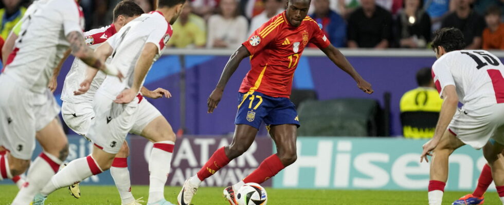 EURO 2024 Spain Georgia demonstration of the Roja with