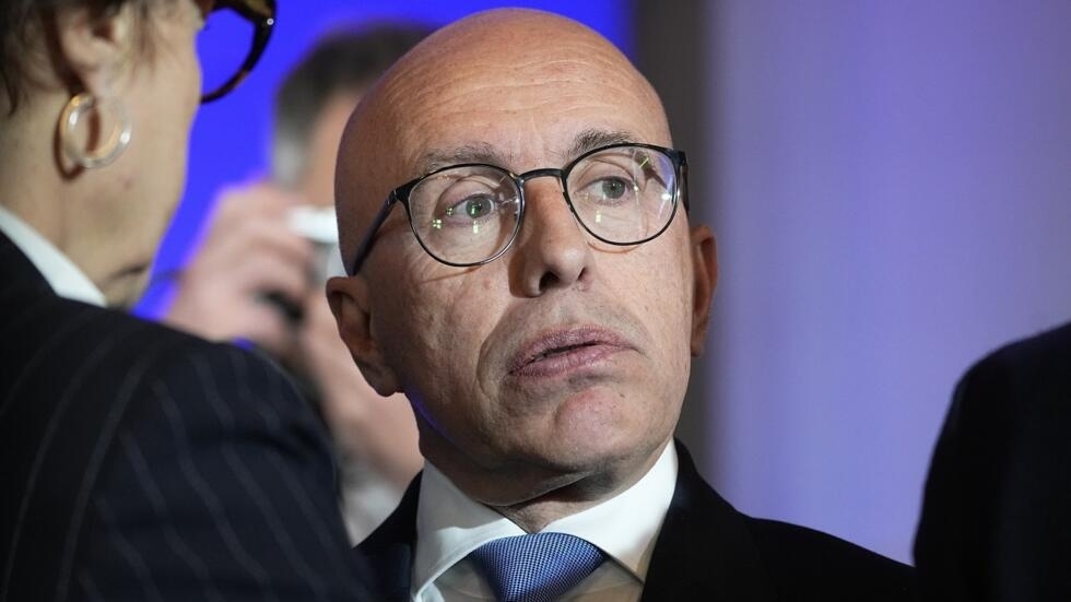 The president of the Les Républicains party, Éric Ciotti, March 14, 2022.