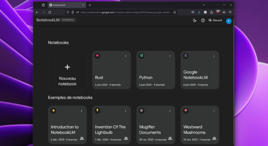Google has just made NotebookLM available in France a brand