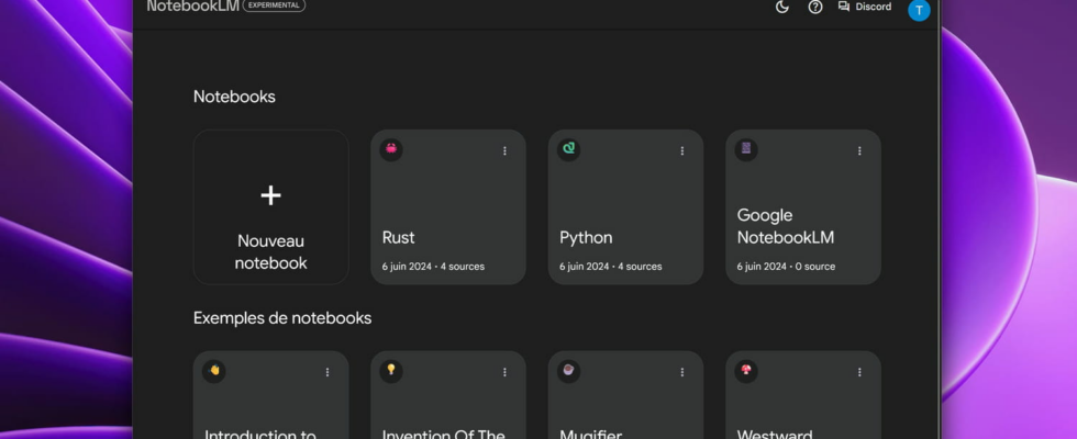 Google has just made NotebookLM available in France a brand