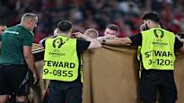 Hungarian Football Association Varga who was carried out of the