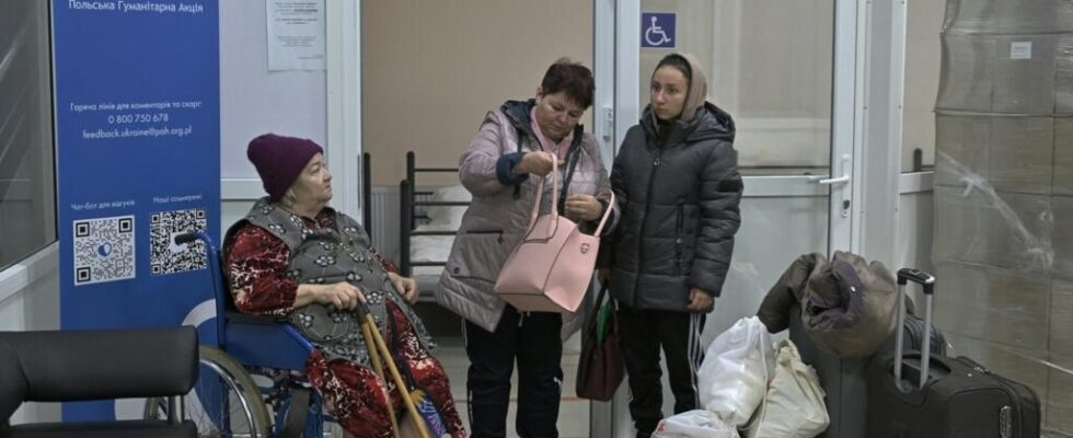 In Sumy the only passage between Ukraine and Russia refugees