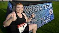 Krista Tervo 26 became a shot putter by accident