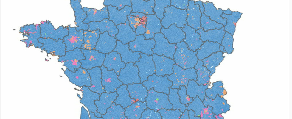 Map of the European elections who came out on top