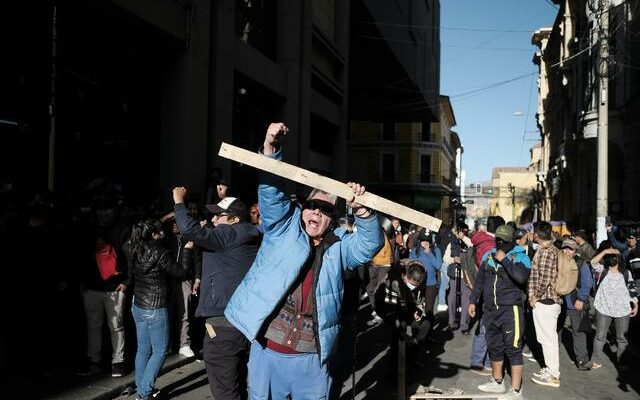 Military coup attempt in Bolivia People took to the streets