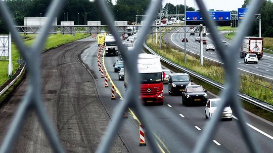 Monster traffic jam due to mega job on A12 is