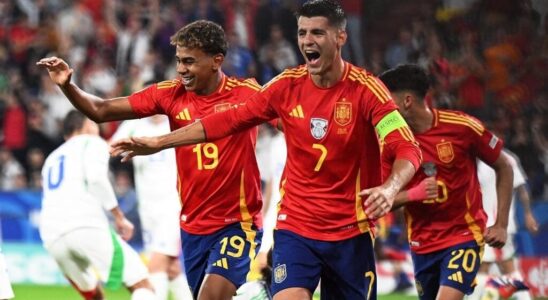 Spain too strong for Italy and qualified for the round