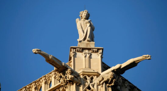 The Saint Jacques Tower in Paris starting point towards Compostela