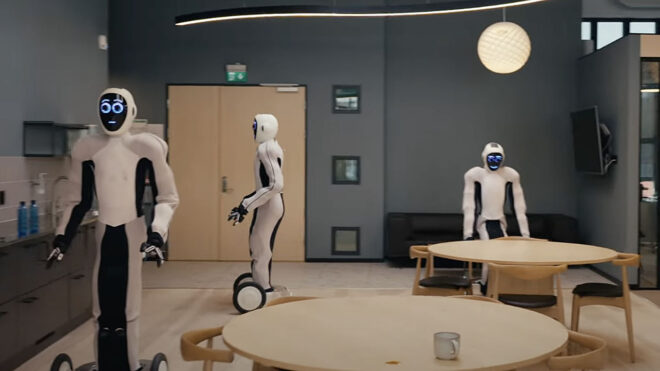 Workspaces where robots will replace humans Video