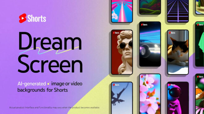 YouTube tested the artificial intelligence based Dream Screen feature