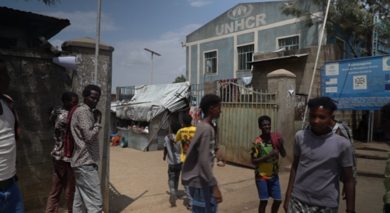 in the Endabaguna camp the flow of refugees from Tigray