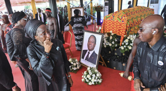 last farewell to Henri Konan Bedie in his native village