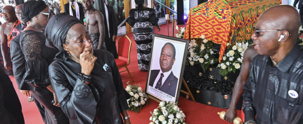 last farewell to Henri Konan Bedie in his native village