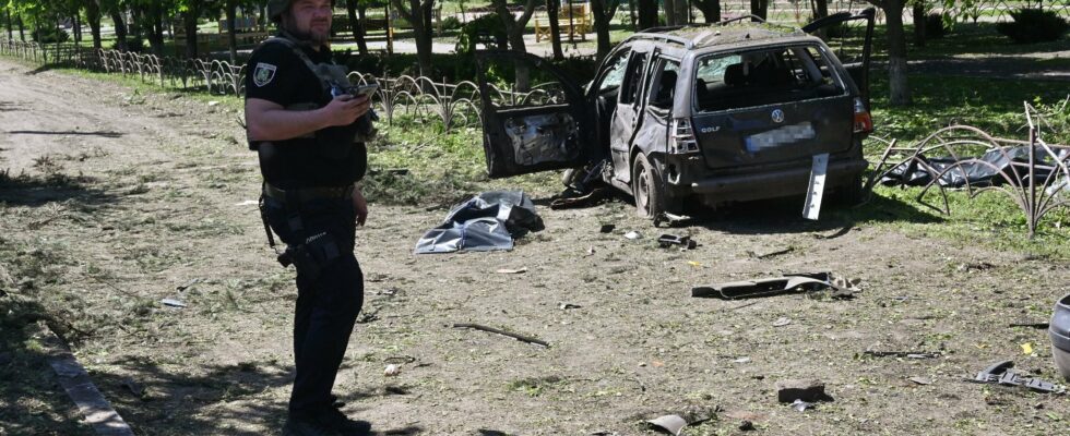 one dead in a Russian bombing in the Kharkiv region