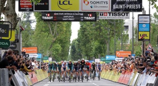 terrible fall on the fifth stage of the Criterium du