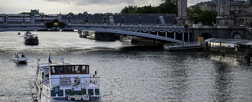 the Seine is still too polluted a month and a