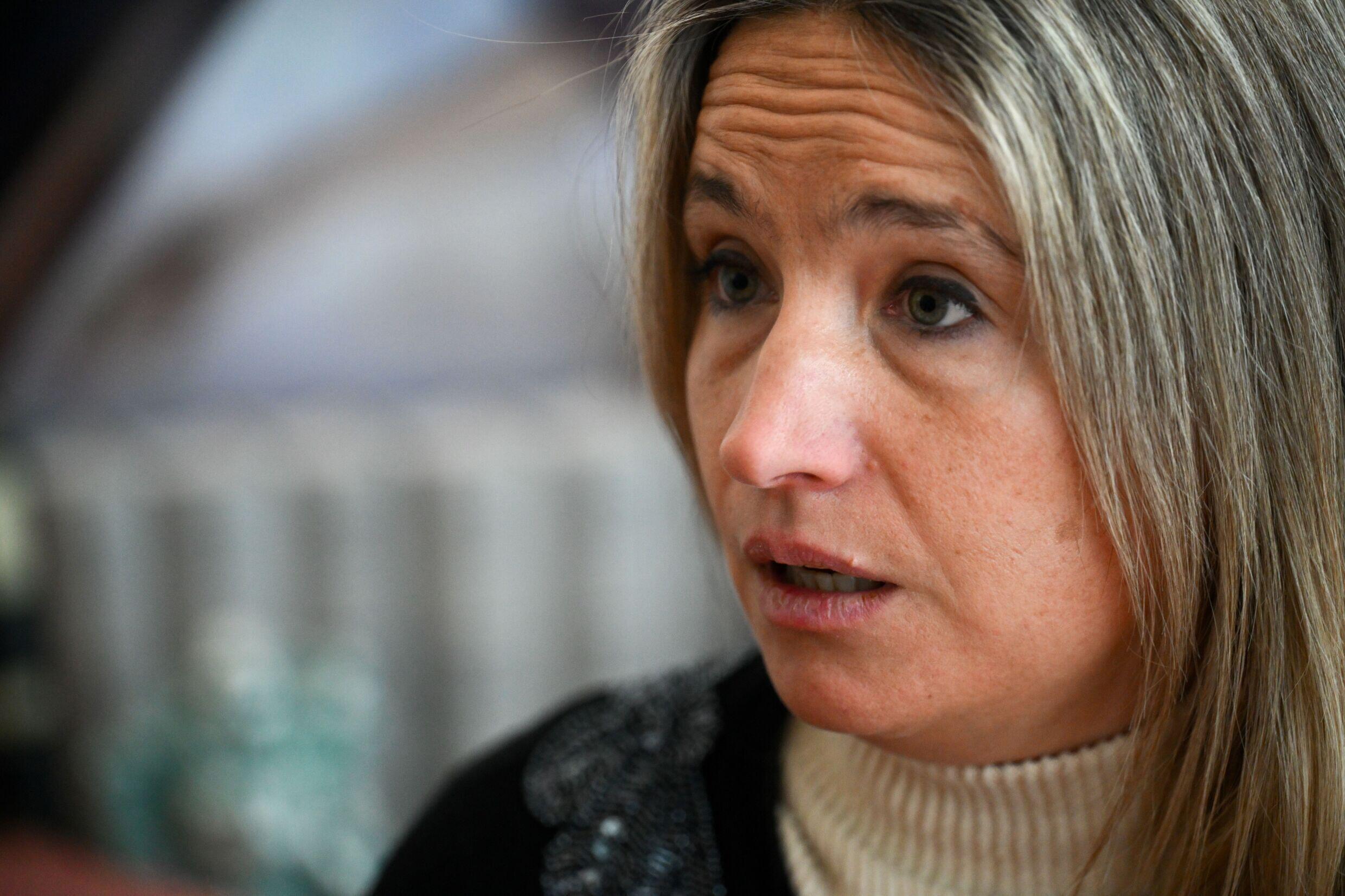 Natacha Romano, lawyer for the plaintiff who accuses two French XV players of rape, on July 10, 2024 during an interview with AFP in Mendoza, Argentina