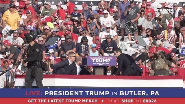 AA-20240713-35135176-35135166-INJURED AFTER EXPLOSION SOUNDS HEARD DURING THE US PRESIDENTIAL CANDIDATE TRUMP ELECTION RALLY