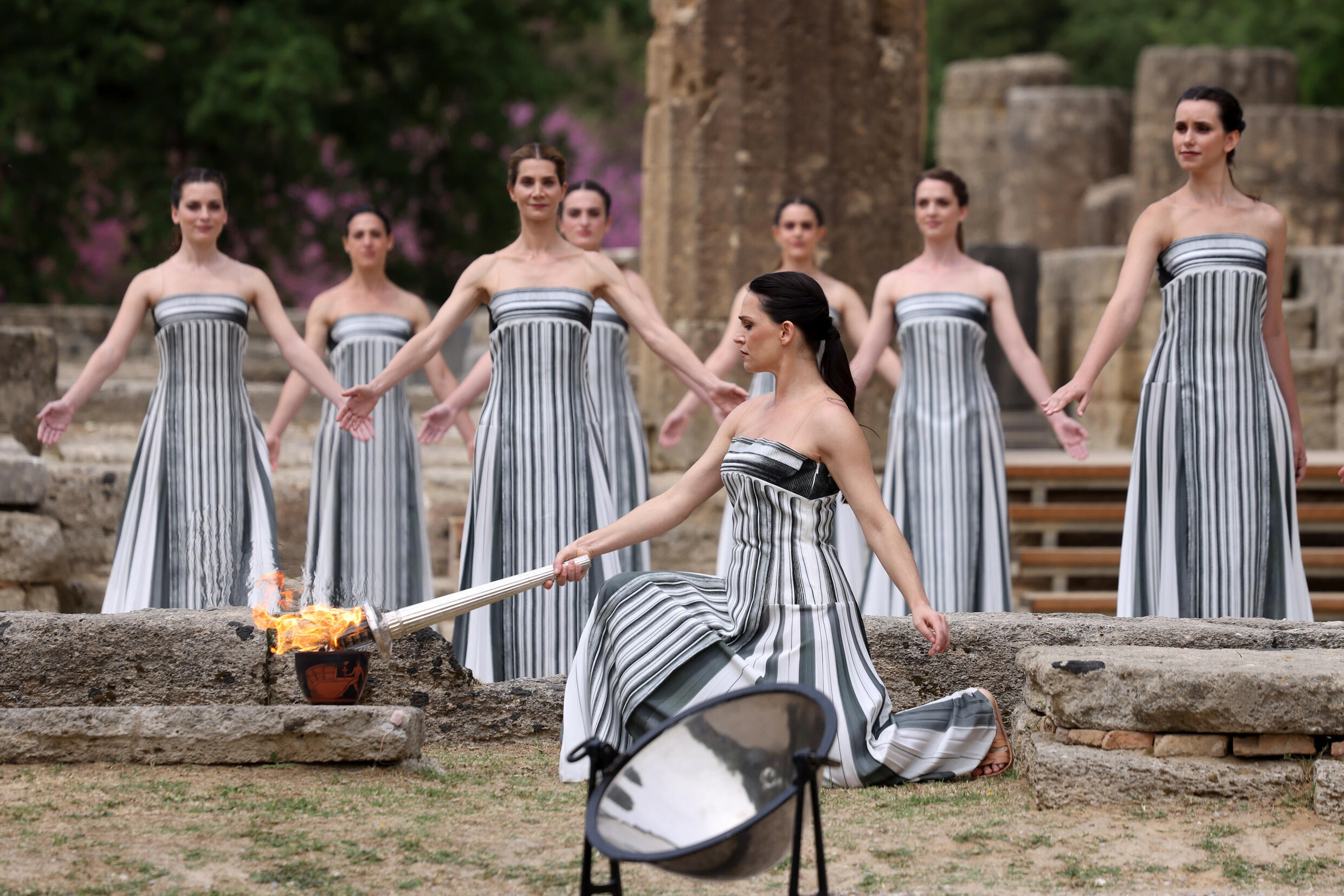 Lighting of the Olympic Flame in Olympia