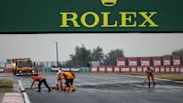 A flood threatens the Hungarian GP Sports in a