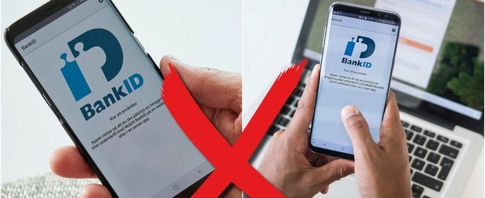 Android Then you should change your identification in the BankID