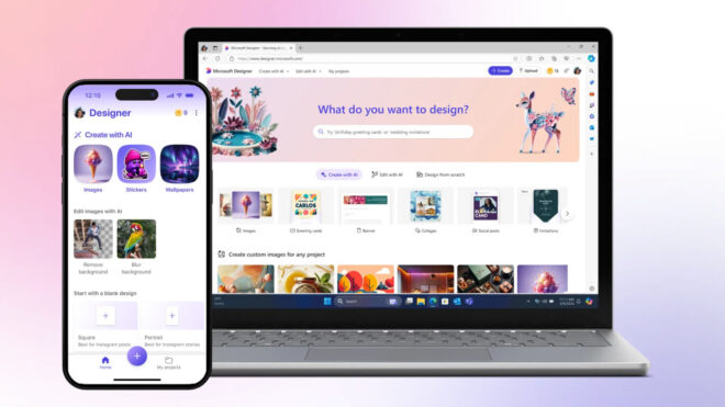 Artificial intelligence powered Microsoft Designer app released