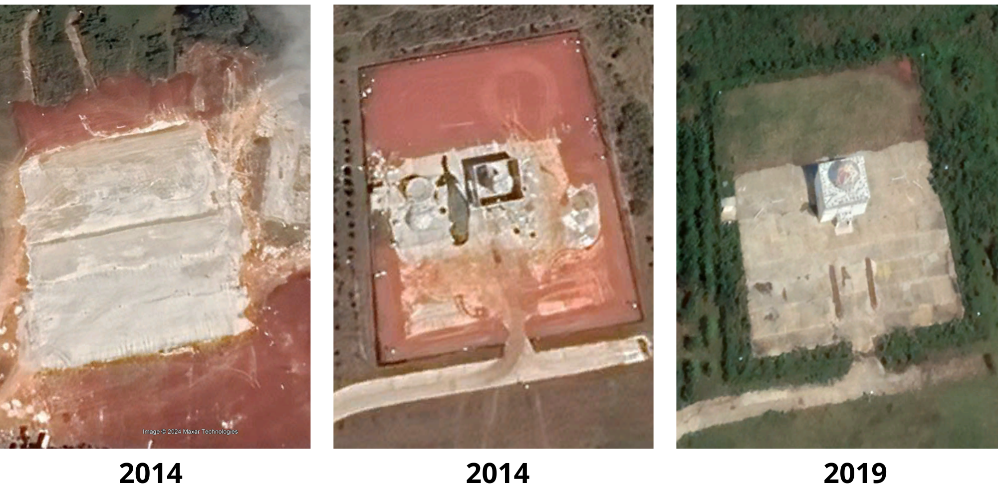 The Bejucal site saw a radar emerge from the ground in 2014. It could be used to track American rockets.