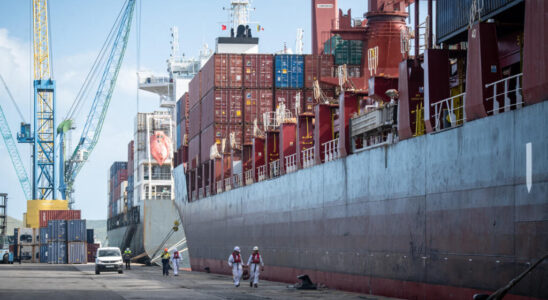 Container ship traffic disrupted by bad weather off South Africa