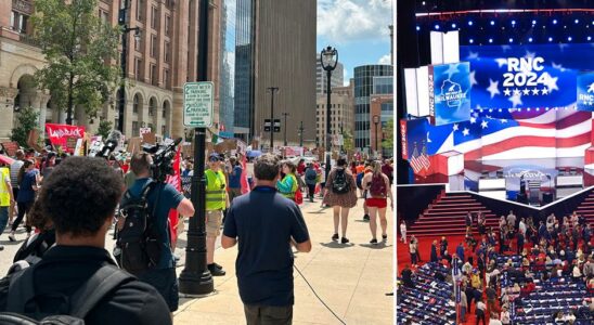 Demonstration against Trump in Milwaukee