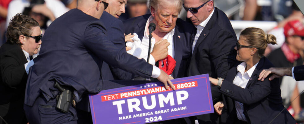 Donald Trump targeted by gunfire during Pennsylvania rally