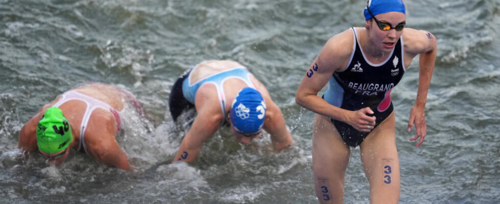 French triathlete Cassandre Beaugrand crowned champion in first event in