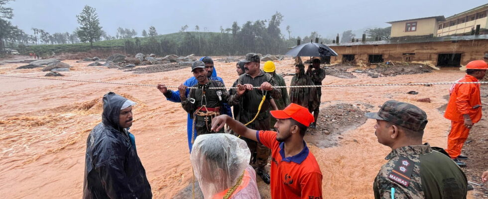 Heavy damage in Kerala state images show