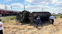 In Russia a major train accident at a level crossing