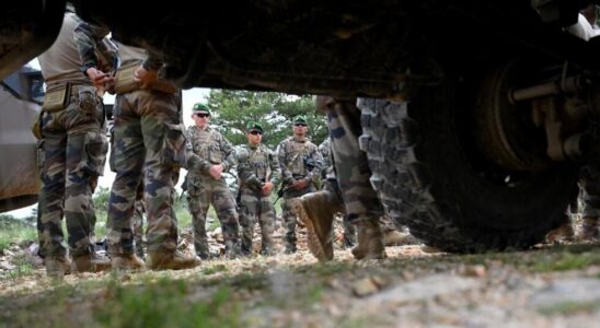 JO 2024 immersion in the military camp with the legionnaires