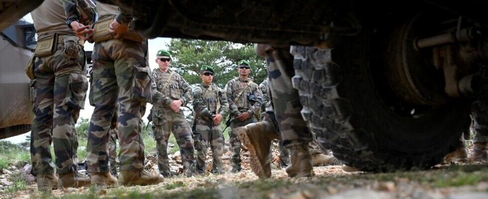 JO 2024 immersion in the military camp with the legionnaires