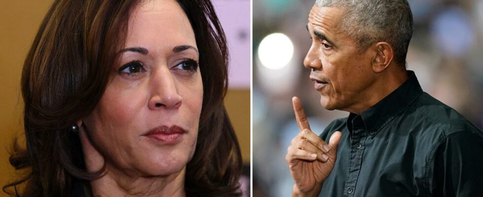 Kamala Harris roadblock Obamas silence