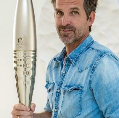 Mathieu Lehanneur the designer of the Olympic torch and cauldron